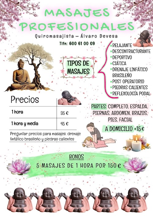 Quiromasajista Álvaro Devesa